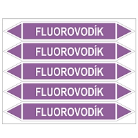 Značení potrubí, fluorovodík